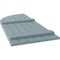 Ekena Millwork Americraft 6-Board (2 Batten) Wood Joined Board-n-Batten Shutters w/ Arch Top, ARW101BQ621X77SBH, PR ARW101BQ621X77SBH - alternate 6